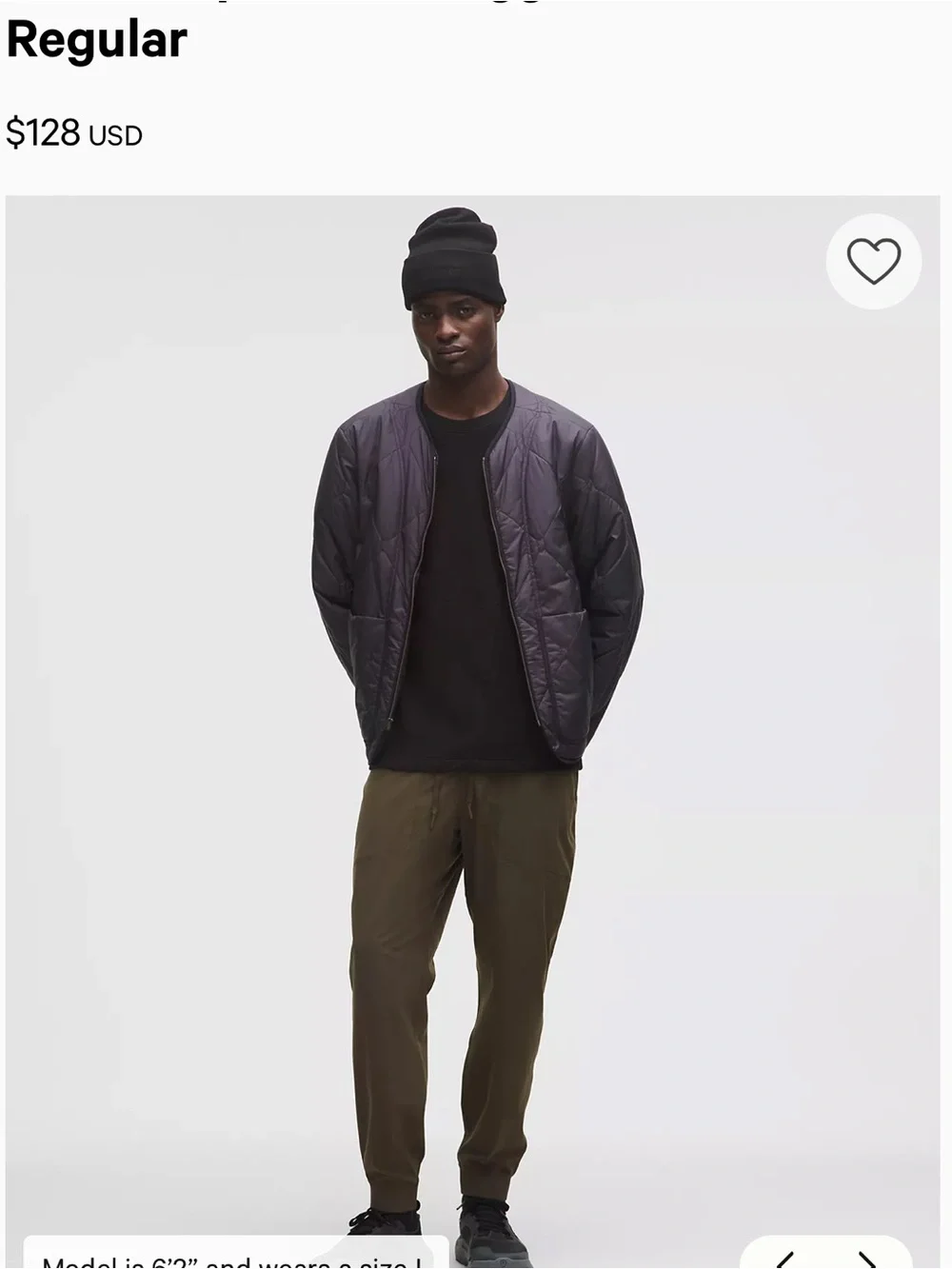 lululemon athletica Olive Brown Men's Jogger Pants